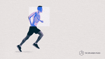 Health Running GIF by The Explainer Studio