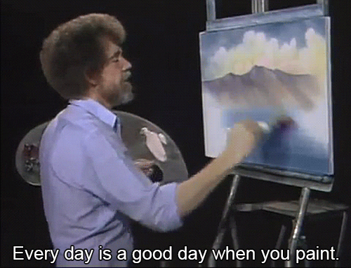 The joy of painting