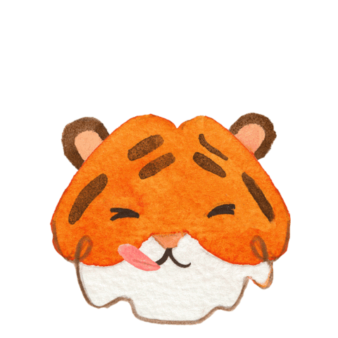 Travel Tiger Sticker by Book of Lai
