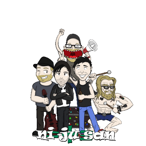 Ni Ju San Sticker