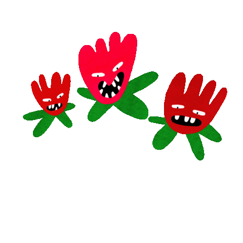 Illustration Flowers Sticker