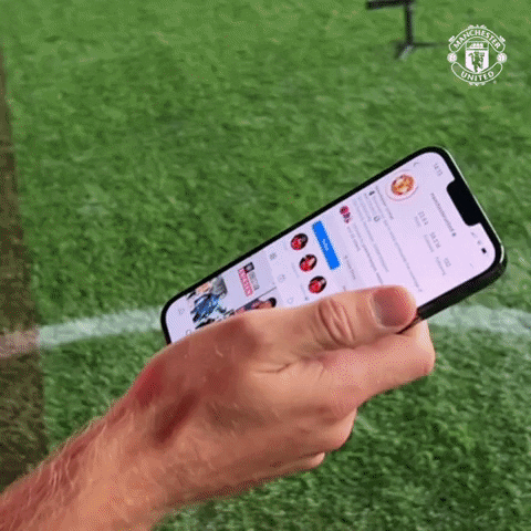 Social Media Football GIF by Manchester United