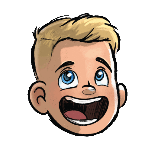 Cartoon Wink Sticker