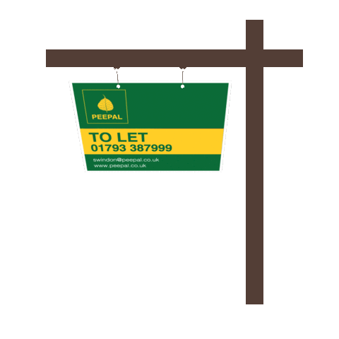 To Let Swindon Sticker by Peepal Group