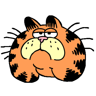 Garfield Morph Sticker
