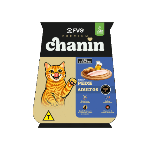 Cat Nin Sticker by FVO Alimentos