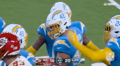 Los Angeles Chargers Football GIF by NFL - Find & Share on GIPHY