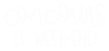 Week-End Blanc Sticker by atelier poney