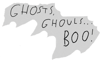 Boo Ghosts Sticker by teganiversen