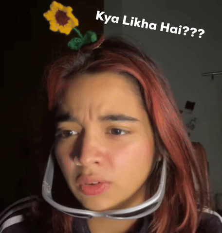 Kya Likha Hai GIF
