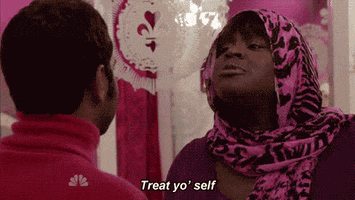 Parks And Recreation Treat Yo Self GIF