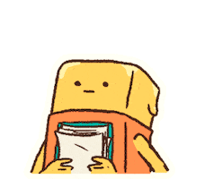 Paper Toss Butter Sticker by Polygonal Mind
