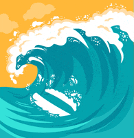 Surfer Girl Wave GIF by Coastal Addiction