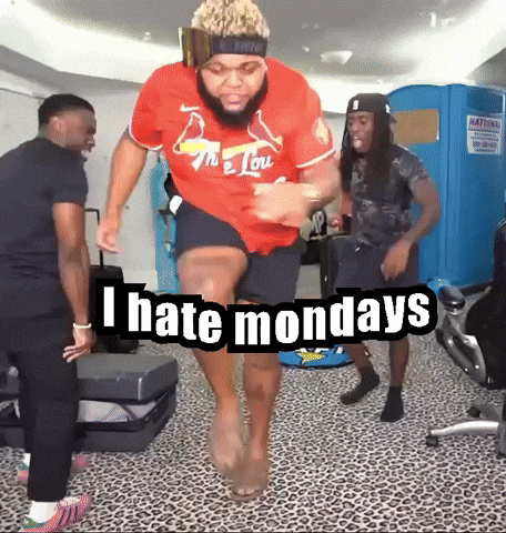 I Hate Mondays Monday GIF