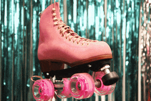 MoxiRollerSkates vintage wheels roller roller skate GIF