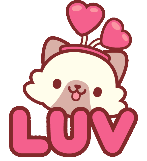 Happy Love You Sticker by Piffle