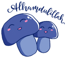 Happy Mushroom Sticker