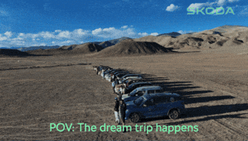 Trip Gang GIF by Skoda India
