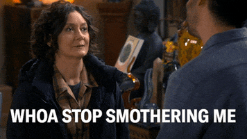 Smother Back Off GIF by ABC Network