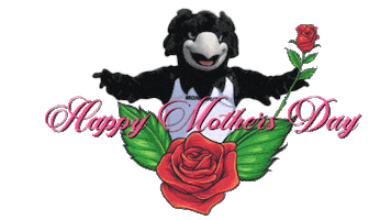 Mothers Day Shadow Sticker by Monmouth Hawks