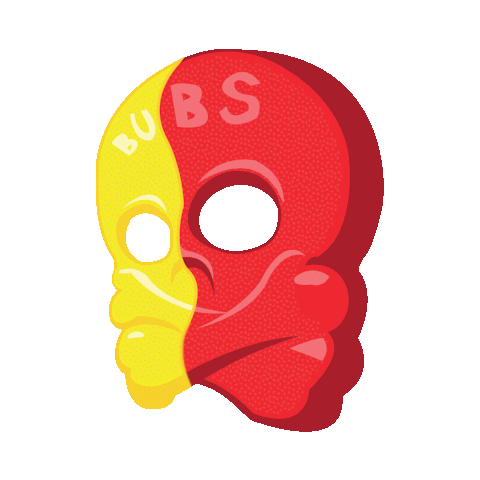 Skull Skalle Sticker by BUBS Godis