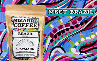 Brazil Caffeine GIF by Bizarre Coffee Company