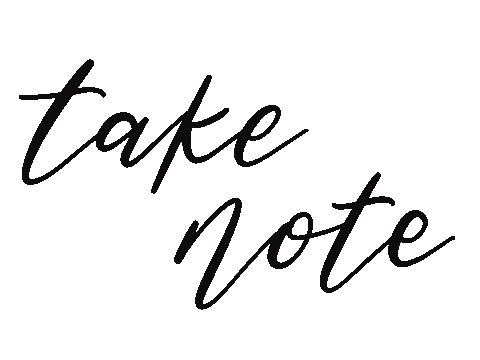 picture Take Note Gif Transparent note announcement sticker by the jomu