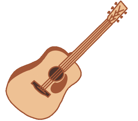 Acoustic Guitar Artist Sticker