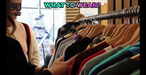 Choosing What To Wear GIF by Bournemouth University - Find & Share on GIPHY