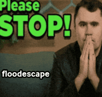 Please Stop Charlie Kirk GIF