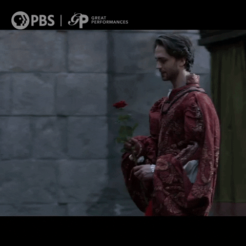 Romeo And Juliet Kiss GIF by GREAT PERFORMANCES | PBS