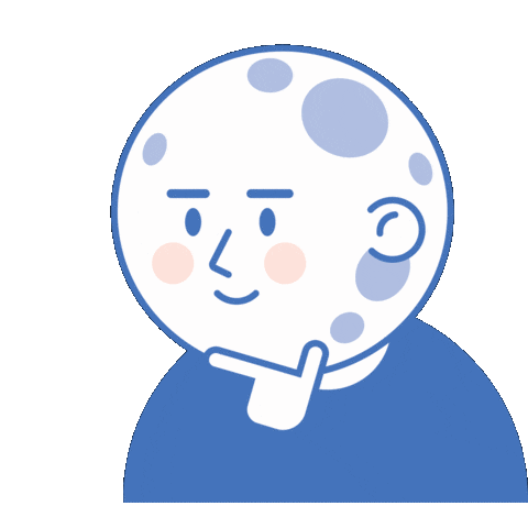 Moon Sticker