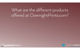 faq overnightprints GIF by Coupon Cause