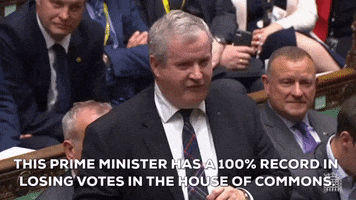 news brexit ian blackford this prime minister has a 100 record in losing votes in the house of commons GIF