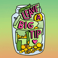 Tipping Fast Food GIF by Sarah The Palmer