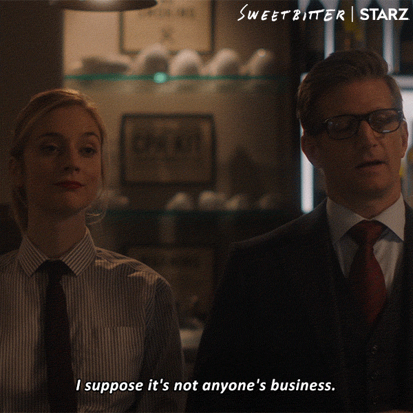 I Guess So Caitlin Fitzgerald GIF by Sweetbitter STARZ