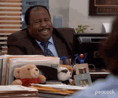 Happy Season 8 GIF by The Office