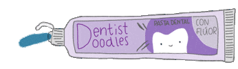Crema Dental Tooth Paste Sticker