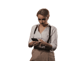 Thinking Texting Sticker by ZM