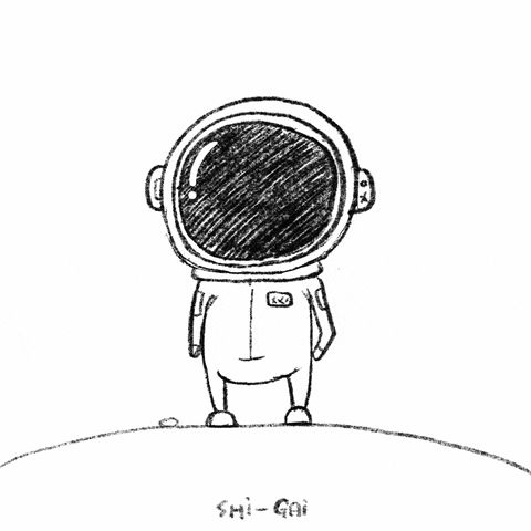 Space Spaceman GIF by ShiGai