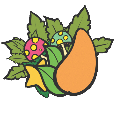 Mango Sticker by CannaSmack