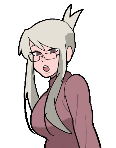 Anime Girl Dance Sticker