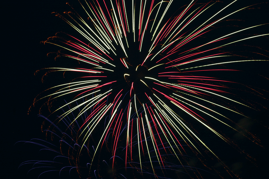 Image result for moving fireworks gif