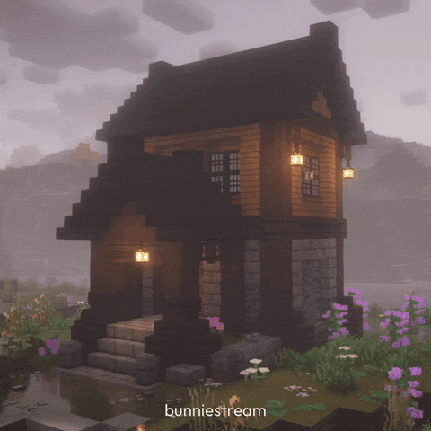 Rainy Days Cabin GIF