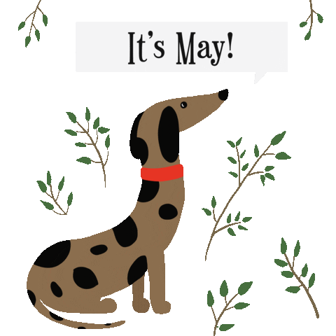 May Day Sticker by Babybluecat
