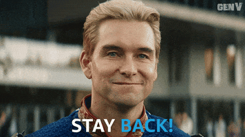 Stay Back The Boys GIF by Amazon Prime Video