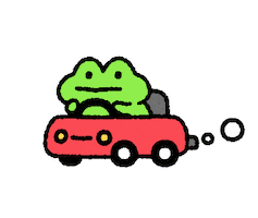 Car Driving Sticker