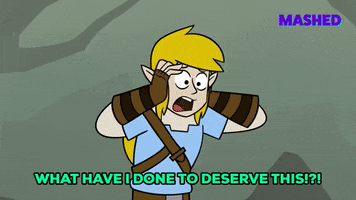 Frustrated The Legend Of Zelda GIF by Mashed