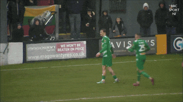Well Done Hug GIF by Cliftonville Football Club