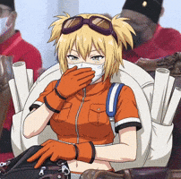 Blood Lad Laughing GIF
